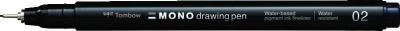 Cienkopis Mono drawing pen czarny 02 0.3mm. Wydawca: Tombow. SmakLiter.pl Opakowanie Cienkopis Mono drawing pen czarny 02 0.3mm