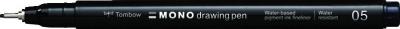 Cienkopis Mono drawing pen czarny 05 0.45mm. Wydawca: Tombow. SmakLiter.pl Opakowanie Cienkopis Mono drawing pen czarny 05 0.45mm