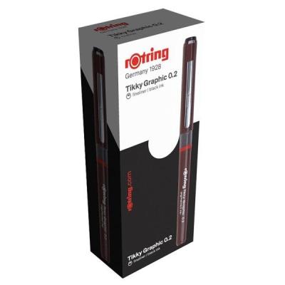 Opakowanie Cienkopis Tikky 0,2mm czarny (12szt)