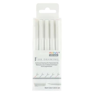 Opakowanie Cienkopisy graficzne 0,3mm 5 kolorów