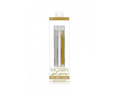 Opakowanie Cienkopisy żelowe metaliczne 3szt