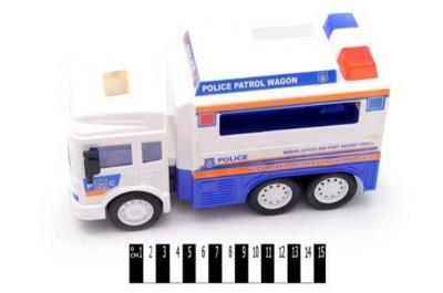 Opakowanie Ciężarówka furgonetka policyjna