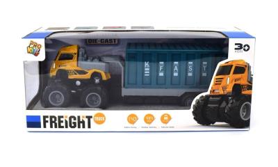 Opakowanie Ciężarówka laweta z kontenerem