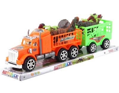 Opakowanie Ciężarówka z dinozaurami na platformie