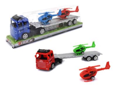 Opakowanie Cieżarówka z lawetą i pojazdami mix