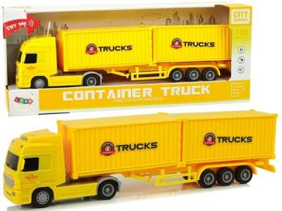 Opakowanie Ciężarówka z napędem frykcyjnym zółta