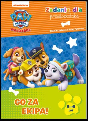 Co za ekipa. Zadania dla przedszkolaka. Psi Patrol. Autor: Opracowanie zbiorowe. SmakLiter.pl Okładka książki Co za ekipa. Zadania dla przedszkolaka. Psi Patrol