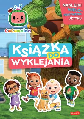 Cocomelon. Książka do wyklejania. Autor: Opracowanie zbiorowe. SmakLiter.pl Okładka książki Cocomelon. Książka do wyklejania