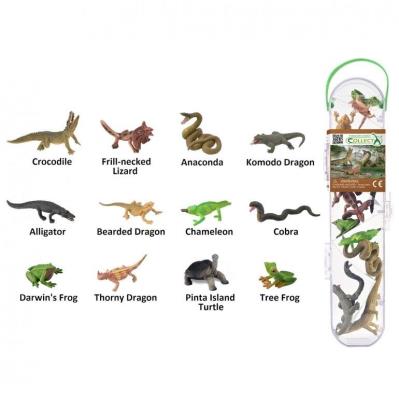 Collecta Box of Mini Reptiles & Amphibiants. Wydawca: Collecta. SmakLiter.pl Opakowanie Collecta Box of Mini Reptiles & Amphibiants