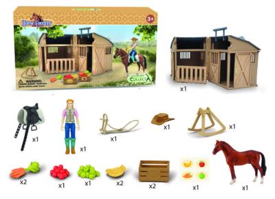 COLLECTA JEŹDZIEC, AKCESORIA, KOŃ I STAJNIA W OPAKOWANIU. Wydawca: Collecta. SmakLiter.pl Opakowanie COLLECTA JEŹDZIEC, AKCESORIA, KOŃ I STAJNIA W OPAKOWANIU