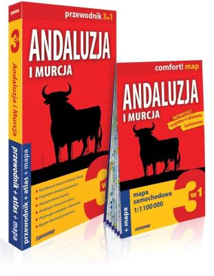 Comfort! map Andaluzja i Murcja 3w1 w.2023. Autor: Jabłoński Piotr, Marchlik Anna. SmakLiter.pl Okładka książki Comfort! map Andaluzja i Murcja 3w1 w.2023