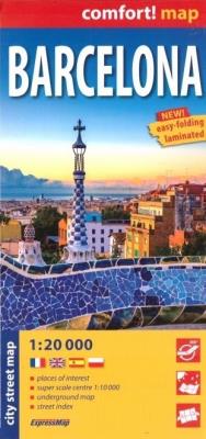Okładka książki Comfort! map Barcelona 1:20 000 w.2025