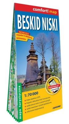 Okładka książki Comfort! map Beskid Niski 1:70 000 w.2023