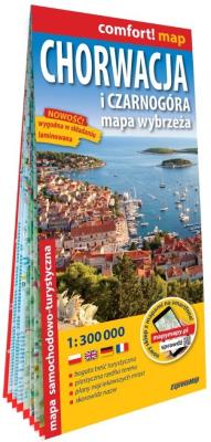Okładka książki Comfort! map Chorwacja i Czarnogóra 1:300 000