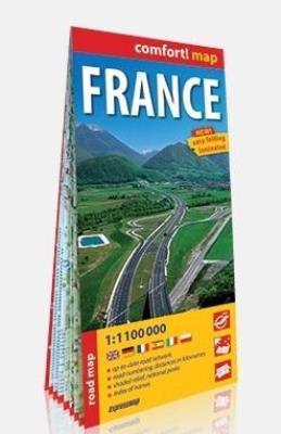 Okładka książki Comfort! map Francja (France) 1:1 100 000 w.2023