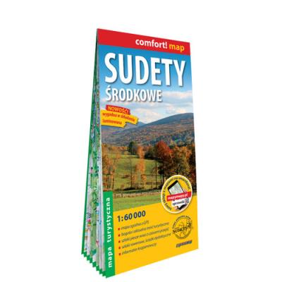 Okładka książki Comfort! map Sudety Środkowe 1:60 000 w.2023