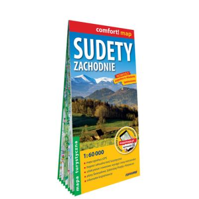 Comfort! map Sudety Zachodnie 1:60 000 w.2023. Autor:   Praca zbiorowa. SmakLiter.pl Okładka książki Comfort! map Sudety Zachodnie 1:60 000 w.2023