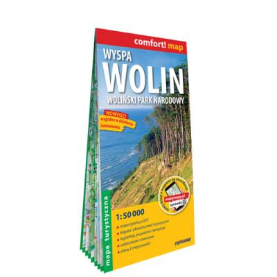 Comfort! map Wyspa Wolin 1:50 000. Autor:   Praca zbiorowa. SmakLiter.pl Okładka książki Comfort! map Wyspa Wolin 1:50 000