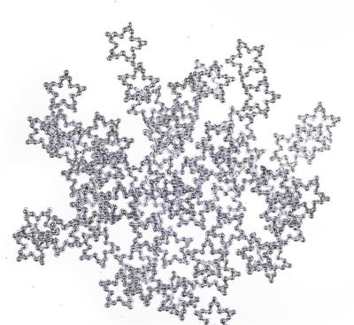 Opakowanie Confetti gwiazdki srebrne 60szt