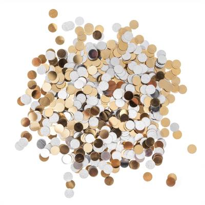 Confetti kółka srebrno-złote 20g. Wydawca: Dalprint. SmakLiter.pl Opakowanie Confetti kółka srebrno-złote 20g