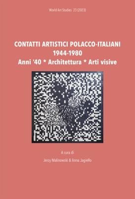 Contatti artistici polacco-italiani 1944–1980. Autor: Opracowanie zbiorowe. SmakLiter.pl Okładka książki Contatti artistici polacco-italiani 1944–1980