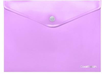 Opakowanie COOLPACK - PASTEL - KOPERTA NA DOKUMENTY A4 - na zatrzask - FIOLETOWA