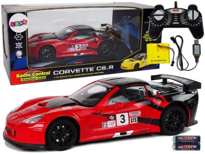 Opakowanie Corvette C6.R 1:18 zdalnie sterowane czerwone