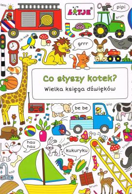 Co słyszy kotek? Wielka księga dźwięków (wersja ukraińska). Autor: Lieselot Versteeg. SmakLiter.pl Okładka książki Co słyszy kotek? Wielka księga dźwięków (wersja ukraińska)