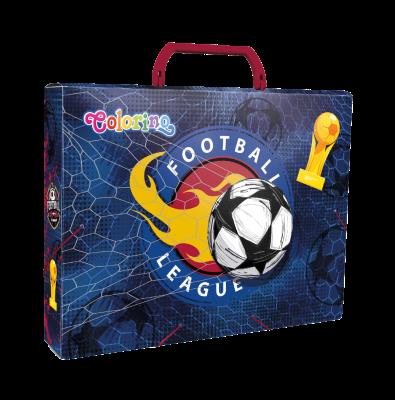 Opakowanie CP COLORINO - TECZKA PRZESTRZENNA Z RĄCZKĄ - FOOTBALL