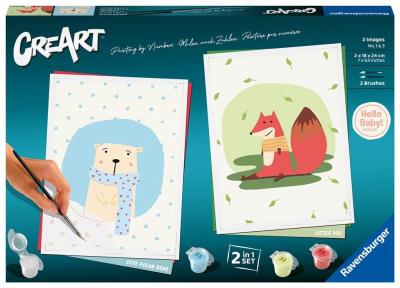 Opakowanie CreArt : Zestaw Miś z Liskiem