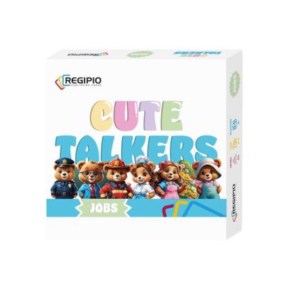 CUTE TALKERS JOBS Zestaw do nauki języka angielskiego. Wydawca: Regipio. SmakLiter.pl Opakowanie CUTE TALKERS JOBS Zestaw do nauki języka angielskiego
