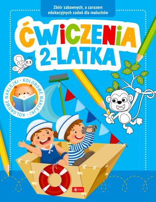 Okładka książki Ćwiczenia 2-latka z naklejkami