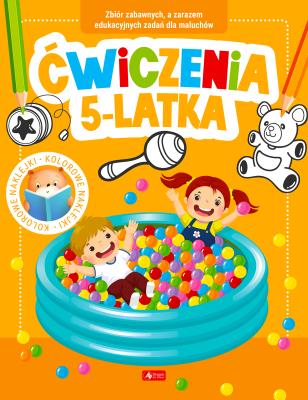 Okładka książki Ćwiczenia 5-latka z naklejkami