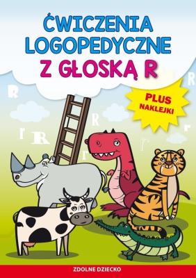 Okładka książki Ćwiczenia logopedyczne z głoską R