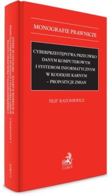 Okładka książki Cyberprzestępstwa przeciwko danym komputerowym...