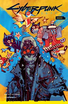 Cyberpunk 2077. XOXO. Autor: Sztybor Bartosz, Jakub Rebelka. SmakLiter.pl Okładka książki Cyberpunk 2077. XOXO