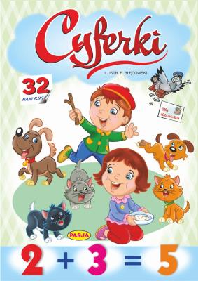 Cyferki. Autor: Kruszewski Włodzimierz, Ernest Błędowski. SmakLiter.pl Okładka książki Cyferki