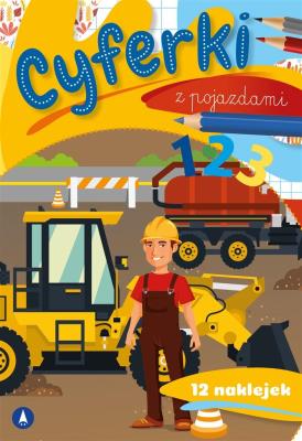 Cyferki z pojazdami. Autor:   Praca zbiorowa. SmakLiter.pl Okładka książki Cyferki z pojazdami