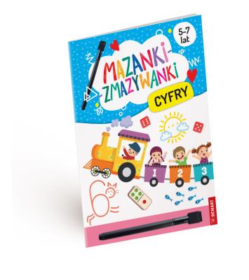 Okładka książki Cyfry. Mazanki-zmazywanki