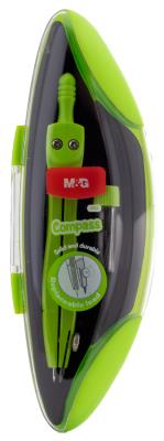 Opakowanie Cyrkiel szkolny z zapasowymi rysikami średnica koła 35cm metalowy 1 szt. mix MG