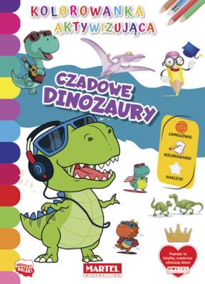 Okładka książki Czadowe dinozaury. Kolorowanka aktywizująca