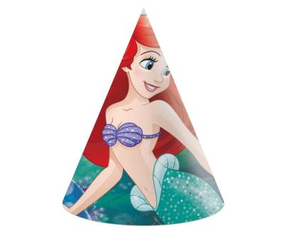 Opakowanie Czapeczki papierowe Ariel Disney 6szt