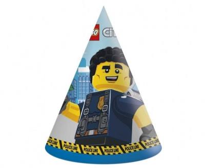 Opakowanie Czapeczki papierowe Lego City 6szt