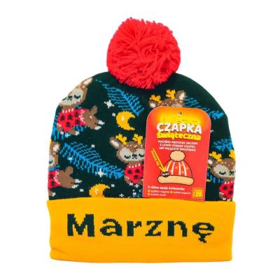 Opakowanie Czapka LED. Marznę