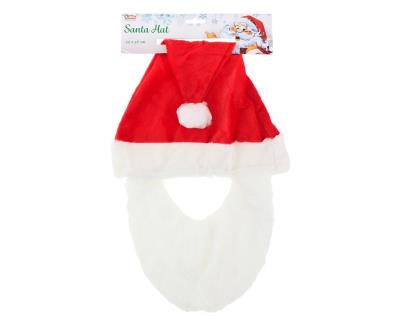 Opakowanie Czapka Mikołaja z brodą 29x36cm