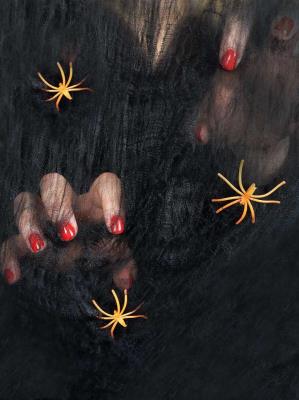 Opakowanie Czarna pajęczyna z pająkiem