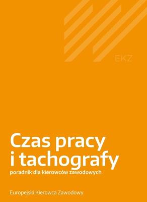 Okładka książki Czas pracy i tachografy w.czarno-białe