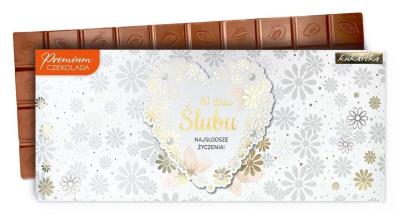 Opakowanie Czekolada premium Ślub
