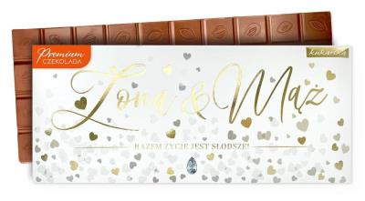 Opakowanie Czekolada premium Ślub