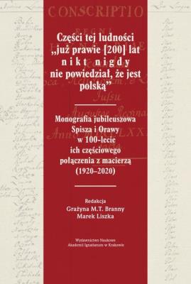 Okładka książki Części tej ludności „już prawie [200] lat nikt nigdy nie powiedział, że jest polską”